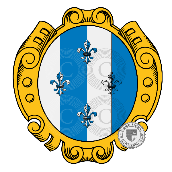 Coat of arms of family Ghedina