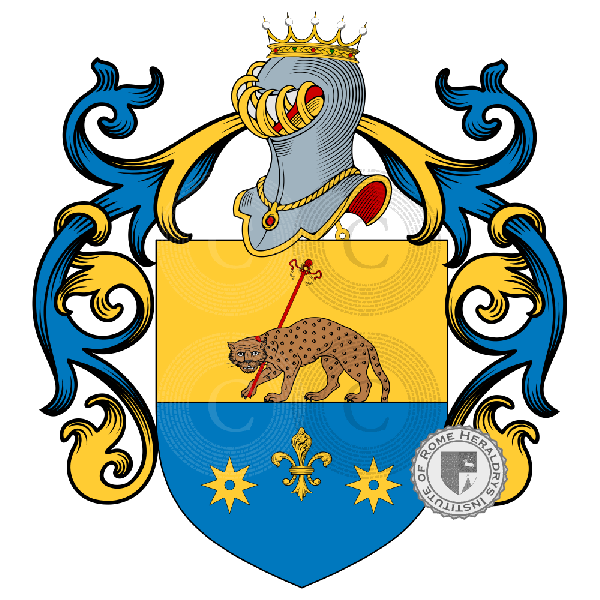 Coat of arms of family Ligata, Ligati, Legato