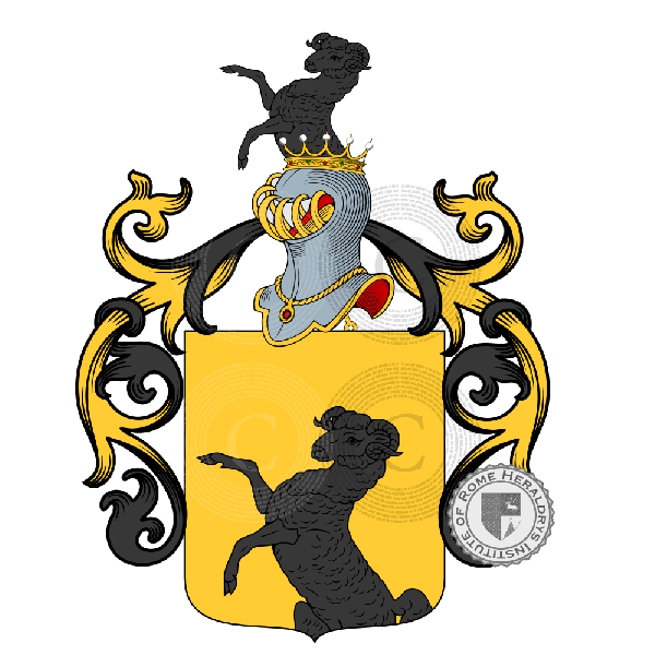 Coat of arms of family Fortebracci, Fortebraccio