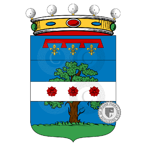 Coat of arms of family Cerrosi
