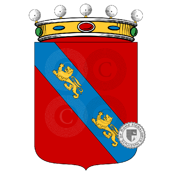 Coat of arms of family Corsio