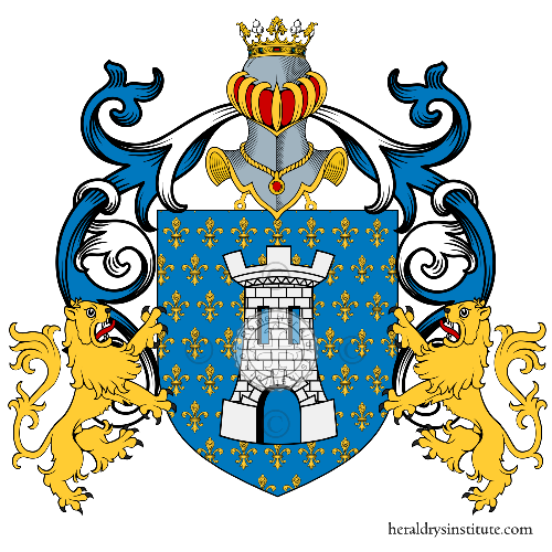 Escudo de la familia De Gestas, De Gestas de Lesperoux, Gestas, Gestas de Betous et Lesperoux
