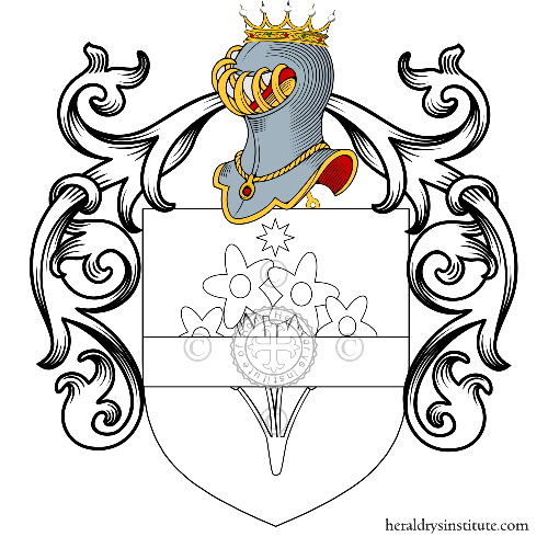 Escudo de la familia Melocchi, Rosatici