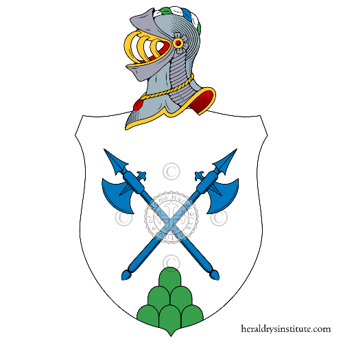 Coat of arms of family Pellegrini