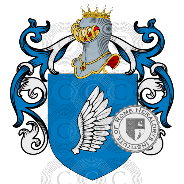 Escudo de la familia Bevi Laqua, Bevilacqua