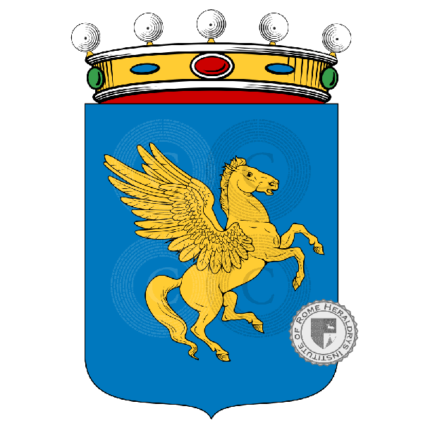 Coat of arms of family Cavallari, Cavallaris, Cavallaro, Cavallariis