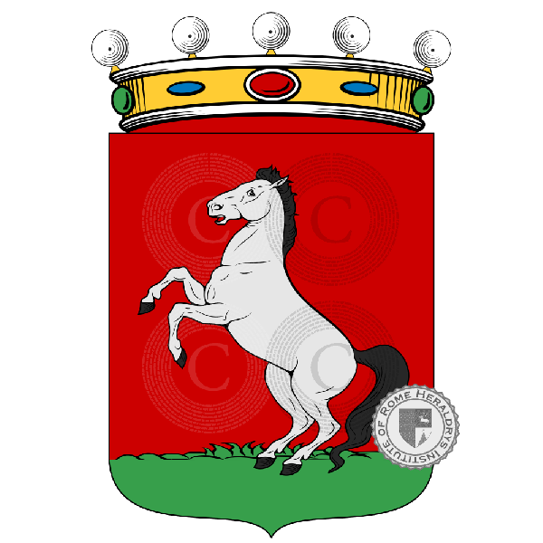 Coat of arms of family Cavallari